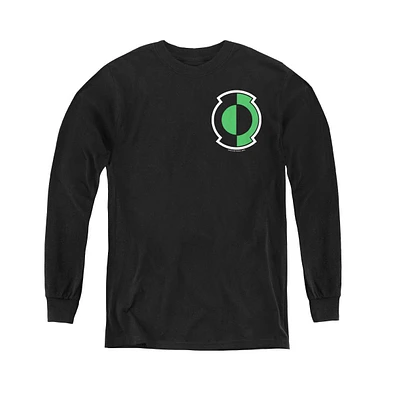 Green Lantern Boys Youth Kyle Logo Long Sleeve Sweatshirts