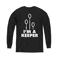 Harry Potter Boys Youth Keeper Long Sleeve Sweatshirts