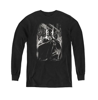 Batman Boys Youth Detective 821 Cover Long Sleeve Sweatshirts