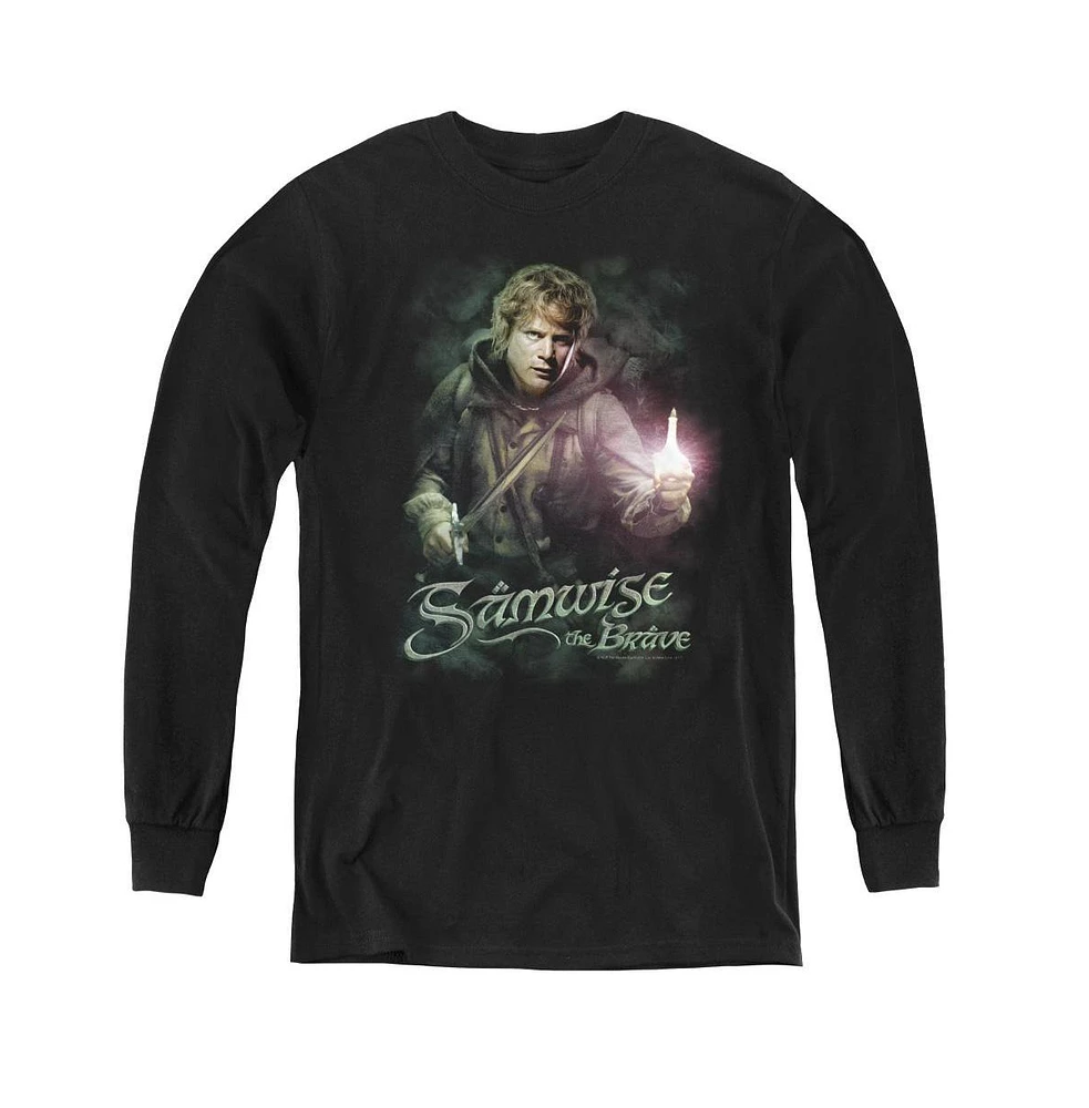 Lord Of The Rings Boys Youth Samwise Brave Long Sleeve Sweatshirts