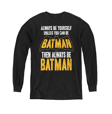 Batman Boys Youth Be Long Sleeve Sweatshirts