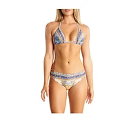 La Moda Clothing Women's Boho Queen Two Piece Bikini Set