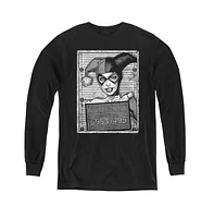 Batman Boys Youth Harley Inmate Long Sleeve Sweatshirts