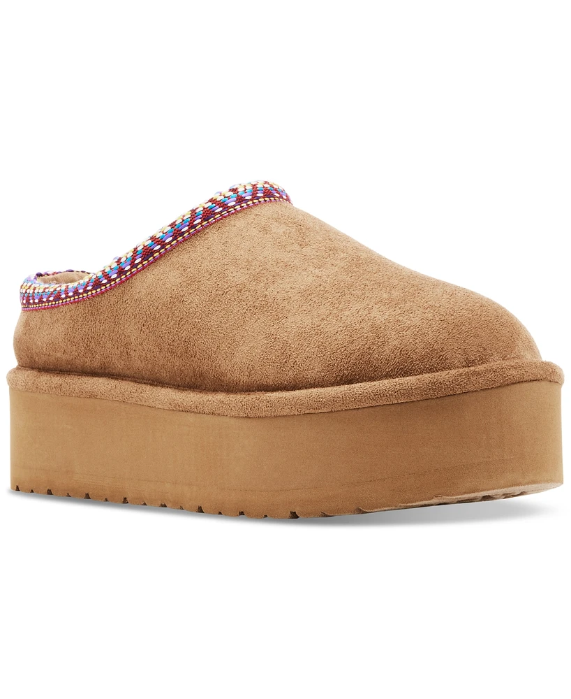 Madden Girl Elyse-w Platform Cozy Slippers