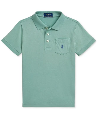 Polo Ralph Lauren's Big Boys Cotton Jersey Pocket Shirt