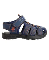 Beverly Hills Polo Club Little Kids Hook and Loop Sport Sandals
