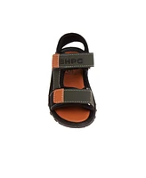 Beverly Hills Polo Club Toddler Double Hook and Loop Sandals