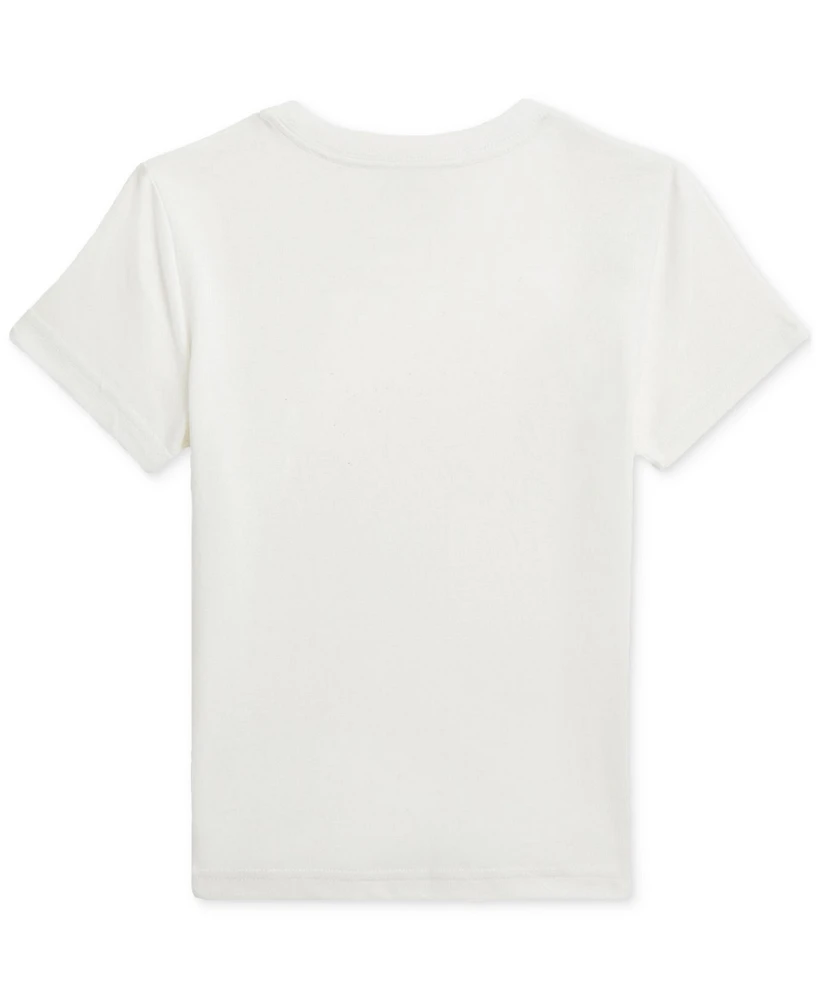 Polo Ralph Lauren Toddler & Little Boys Striped-Logo Cotton Jersey T-Shirt