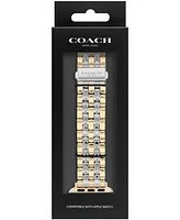Coach Women's Two Tone Stainless Steel Apple Strap 38mm/40mm/41mm
