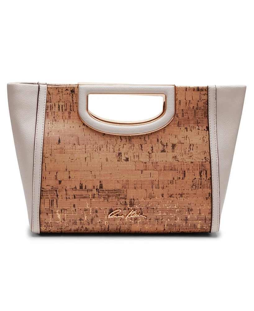 Anne Klein Cork Handle Bag