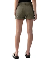 Sanctuary Women's Marine High Rise Rolled-Cuff Shorts