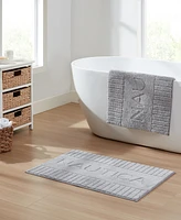 Nautica Logo Knit 2 Piece Bath Rug Set, 20" x 32"