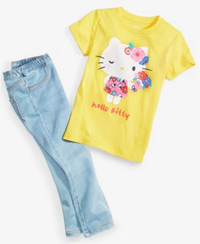 Epic Threads Toddler Girls Hello Kitty Graphic T Shirt Lantana Jeggings Created For Macys