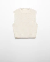 Mango Women's Chunky-Knit Vest