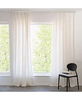 100 French Linen Window Curtain Set