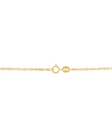 Singapore Chain 16" Collar Necklace (1-1/3mm) in 14k Gold