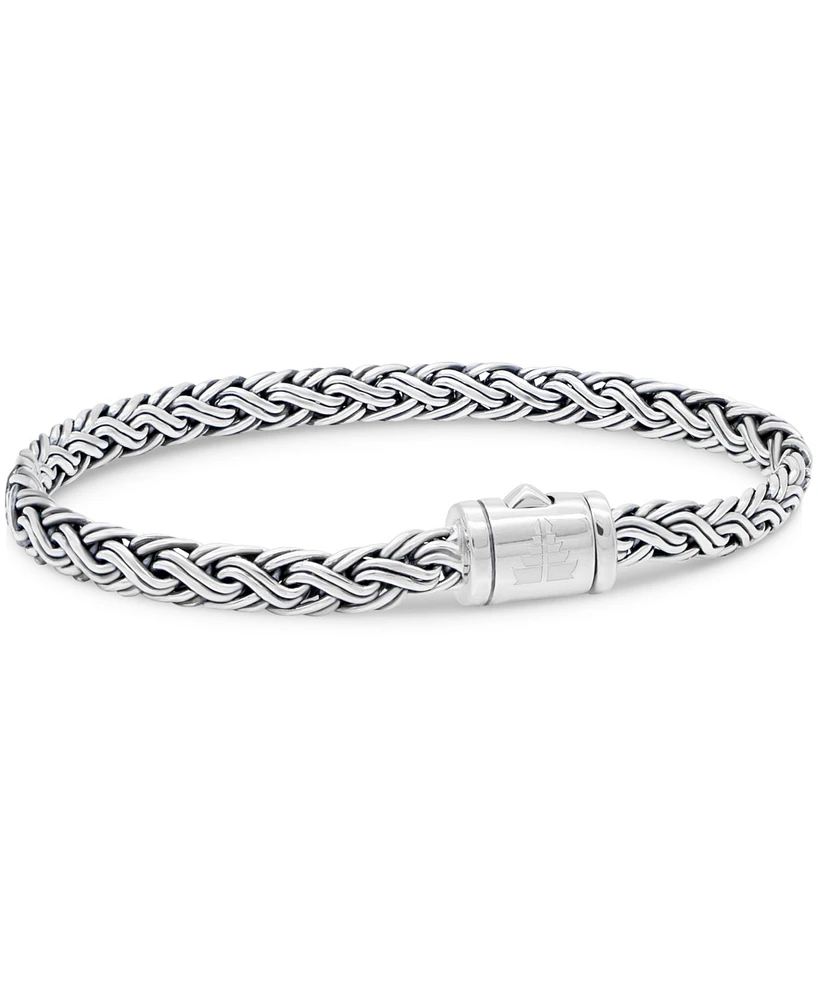 Devata Paddy Oval 5mm Chain Bracelet in Sterling Silver