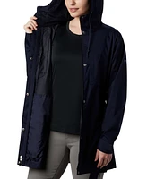 Columbia Women's Pardon My Trench Water-Resistant Rain Jacket