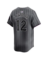 Nike Men's Graphite Francisco Lindor New York Mets 2024 City Connect Limited Player Jersey