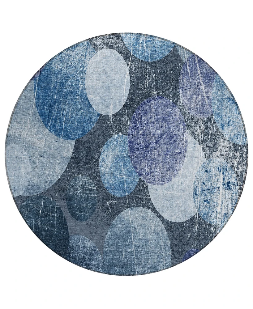 Addison Chantille Machine Washable ACN556 8'x8' Round Area Rug