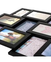 Slickblue Picture Frames for 12 Photos Collage Display with Glass Front Multiple Images