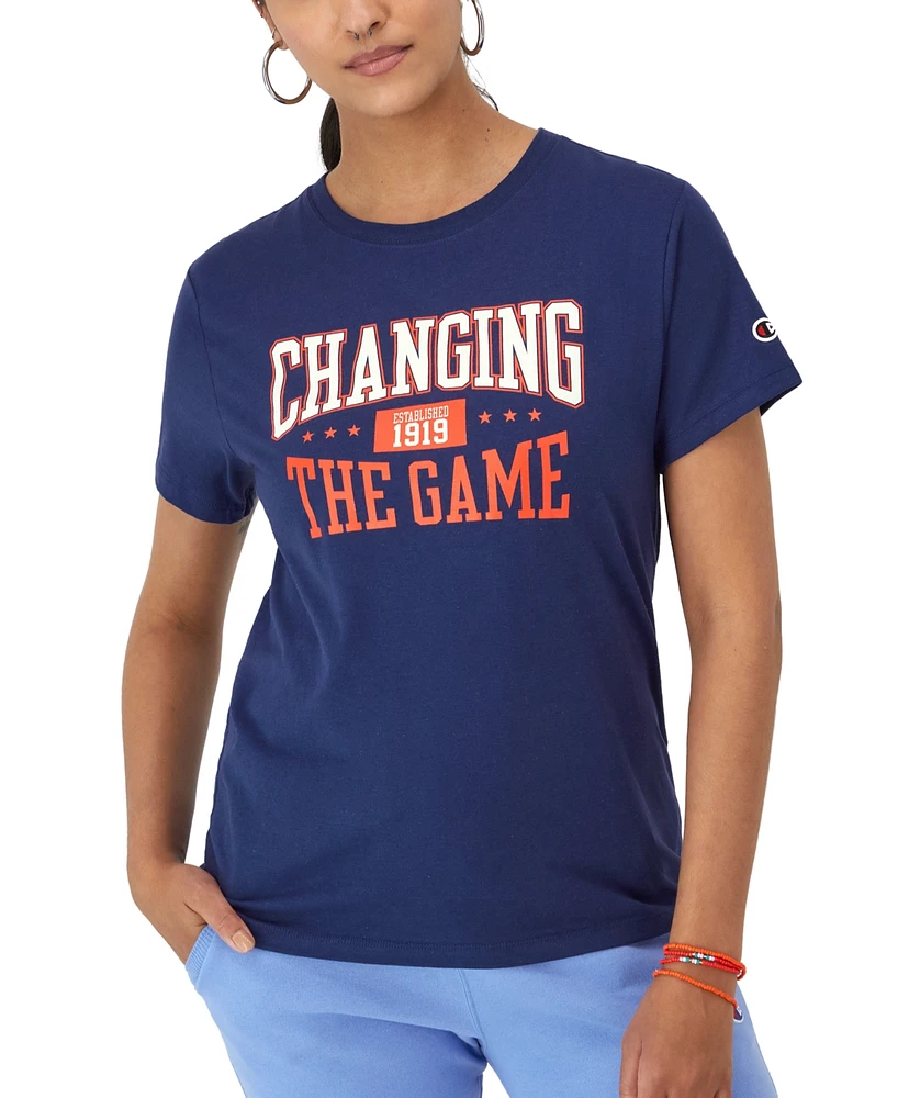 Champion Women's Classic Changing The Game Graphic T-Shirt