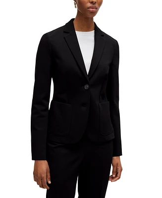 Boss by Hugo Women's Stretch Fabric Extra-Slim-Fit Jacket