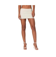 Edikted Women's Thora Woven Mini Skirt