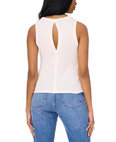 1.state Women's Cutout Rib Knit Cotton Tank Top