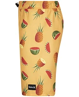 Hurley Big Boys Fruit Slice Printed Pull-On Swim Shorts