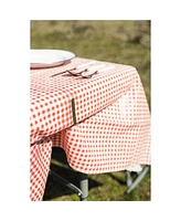 Stansport Picnic Tablecloth with Clamps Combo Pack