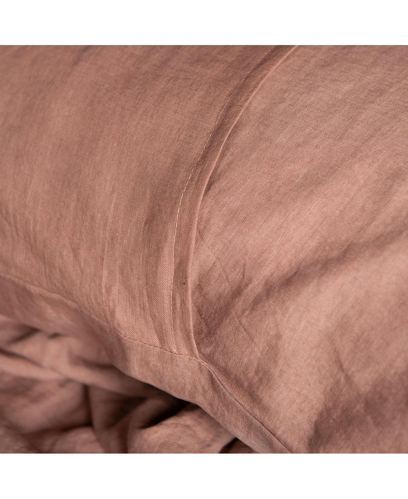 100% French Linen Duvet Cover & Sham Set
