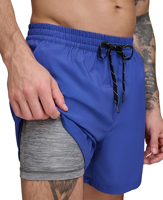 Starter Men's Hybrid Stretch 5" Volley Shorts