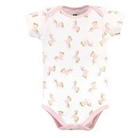 Hudson Baby Baby Girls Hudson Cotton Bodysuits 5pk