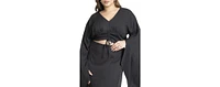 Eloquii Plus Size Dramatic Sleeve Top