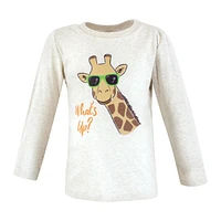 Hudson Baby Boys Long Sleeve T-Shirts, Beyond Awesome