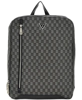 Guess Men's Jet Set Checker Logo Compact Bag