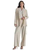 Dkny Women's Tie-Waist Peak Lapel Blazer