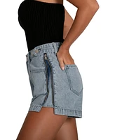 Belle & Bloom Women's Bring The Heat Denim Shorts