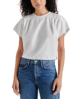 Steve Madden Women's Noah Dolman-Sleeve Pleated Top