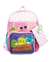 Squishmallows Girl's 5 P C Backpack Set