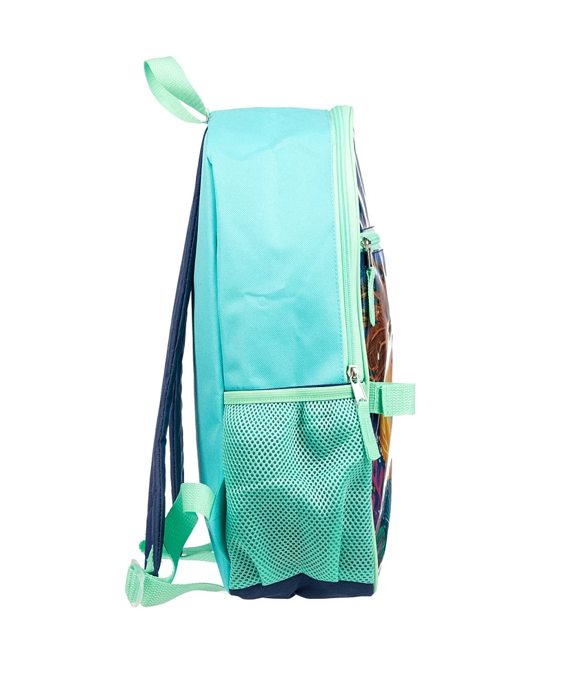 Little Mermaid Girl's 5 Pc Backpack Set