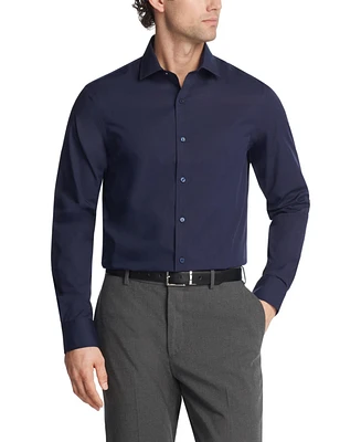 Tommy Hilfiger Men's Th Flex Essentials Stretch Regular-Fit Dress Shirt