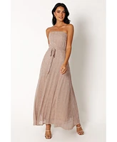 Petal and Pup Womens Farley Strapless Maxi Dress