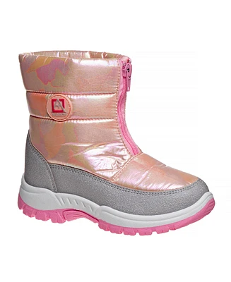 Avalanche Little and Big Girls Slip-Resistant Waterproof Snow Boots