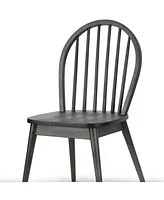 Glamour Home 36.22" Astra Rubberwood Dining Chair