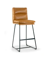 Glamour Home 30" Aulani Iron, Polyester Barstool