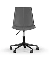 Glamour Home 35.25" Amery Polyester, Metal Task Chair