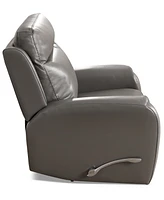 Sheeler Faux Leather Manual Glider Recliner Chair