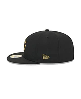 New Era Men's Black Seattle Mariners 2024 Armed Forces Day On-Field 59FIFTY Fitted Hat